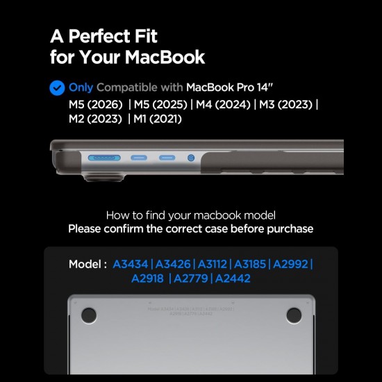 Etui Spigen AirSkin na MacBook Pro 14