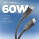 Spigen Essential EB6015CC USB-C Cable 60W 150 cm - Dark Gray