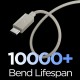 Spigen Essential EB6015CC USB-C Cable 60W 150 cm - Titanium