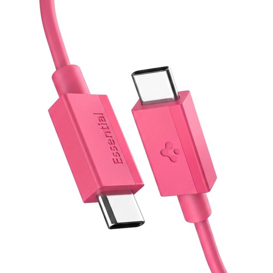 Spigen Essential EB6015CC USB-C Cable 60W 100 cm - Pink