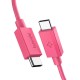 Spigen Essential EB6015CC USB-C Cable 60W 100 cm - Pink