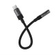 Acefast J12 USB-C to 3.5mm mini jack adapter - black
