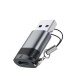 Acefast J8 USB-C - USB-A Adapter - Gray