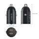 Orico MiniRing 30W 2x USB-C Car Charger - Black