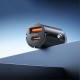 Orico MiniRing 30W USB-A + USB-C Car Charger - Black