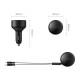 Orico Dual Stretch 60W USB-C Car Charger with Two Retractable USB-C + Lightning Cables - Black