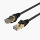 Orico PUG-C7 CAT7 10Gbps RJ45 Ethernet Network Cable Internet LAN Round 0.5m - Black