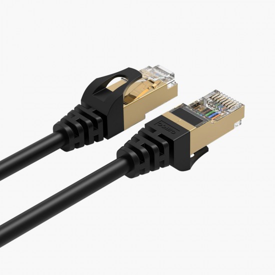 Orico PUG-C7 CAT7 10Gbps RJ45 Ethernet Network Cable Internet LAN Round 10m - Black