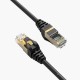 Orico PUG-C7 CAT7 10Gbps RJ45 Ethernet Network Cable Internet LAN Round 10m - Black
