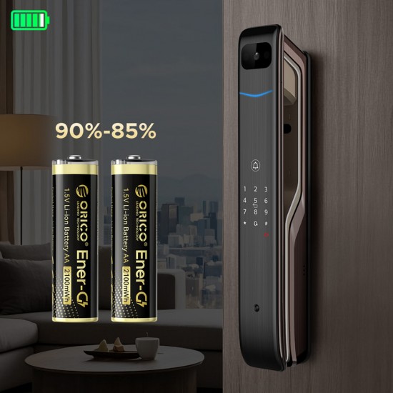 Orico Ener-G EG5C lithium battery 1.5V 2100mWh AA USB-C rechargeable battery 4 pcs.