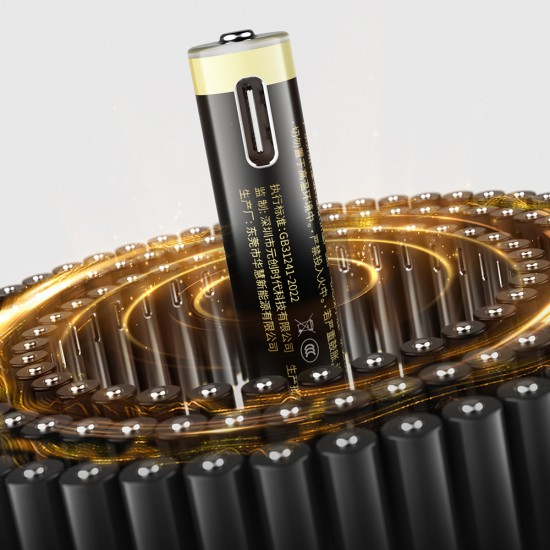 Orico Ener-G EG7C AAA Lithium Battery 1.5V 500mWh USB-C Rechargeable Battery with Charging Cable 2 pcs.