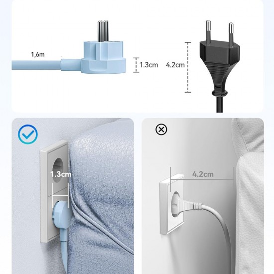 Orico PDC25 25W 6in1 Power Strip 2x AC + 2x USB-A + 2x USB-C - Blue