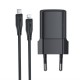 Acefast A118 30W GaN USB-C Wall Charger with 1.2m USB-C to Lightning Cable - Black