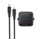 Acefast A118 30W GaN USB-C Wall Charger with 1.2m USB-C to Lightning Cable - Black