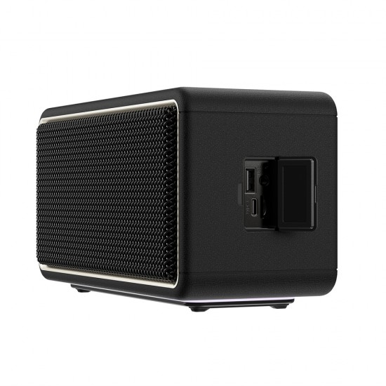 Acefast K3 Ultra Wireless Speaker with RGB Backlight Bluetooth 5.4 - Black