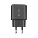 Ładowarka sieciowa Tech-Protect NCA65W-GAN PD 65W / QC3.0 2-Porty - czarna