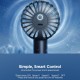Mini wentylator Spigen A905 Mini Portable Handheld Fan - czarny
