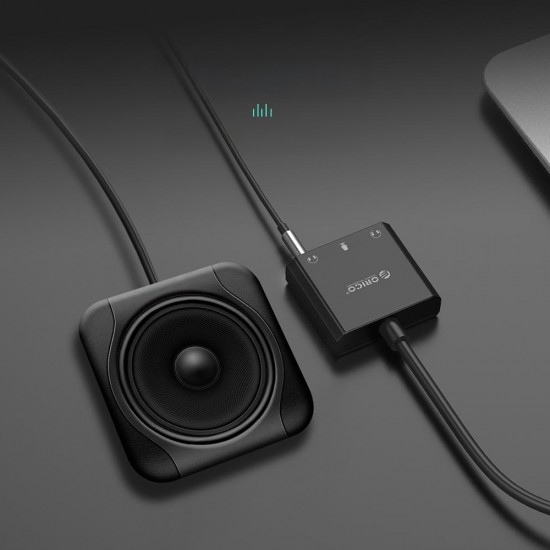 Orico SKT3 USB-A External Sound Card - Black