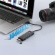 Orico PAPW3AT-U3 USB Hub 4-port 3x USB-A 3.0 with microSD/SD card reader 1 m - black