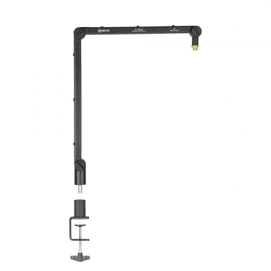 Boya BY-BA30 Desktop Microphone Arm with Hidden Cable Management - Black