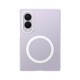 Samsung Clear Magnet Case for Samsung Galaxy Z Fold 8 0.8 mm compatible with MagSafe + 2 pcs. anti-reflective film - transparent