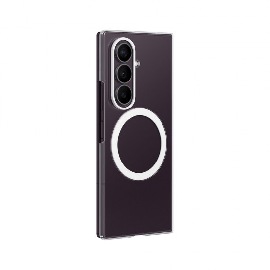 Samsung Clear Magnet Case for Samsung Galaxy Z Fold 8 Ultra 0.8 mm compatible with MagSafe + 2 pcs. anti-reflective film - transparent