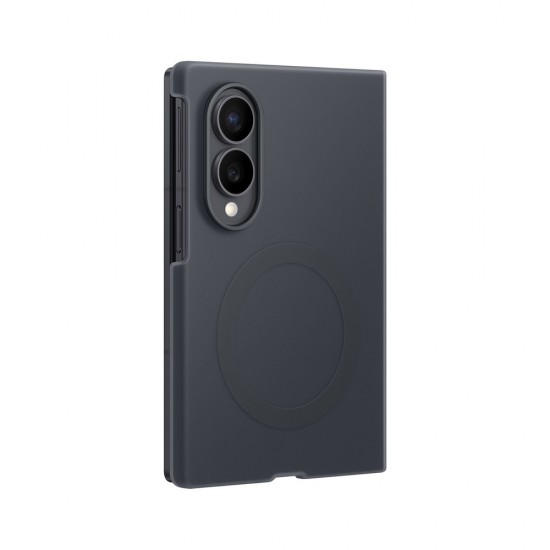 Samsung Silicone Magnet Case for Samsung Galaxy Z Fold 8 compatible with MagSafe + 2 anti-reflective films - black
