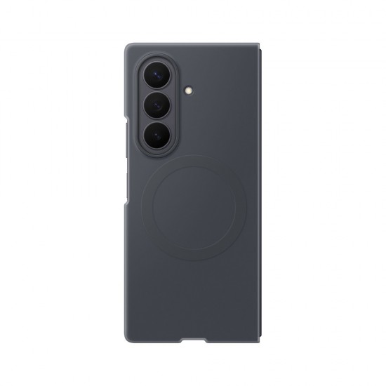 Samsung Silicone Magnet Case for Samsung Galaxy Z Fold 8 compatible with MagSafe + 2 anti-reflective films - black
