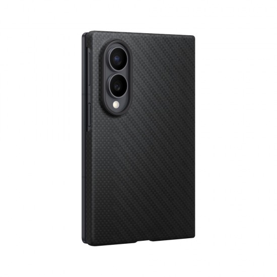Samsung Carbon Magnet Case for Samsung Galaxy Z Fold 8 compatible with MagSafe + 2 anti-reflective films - black