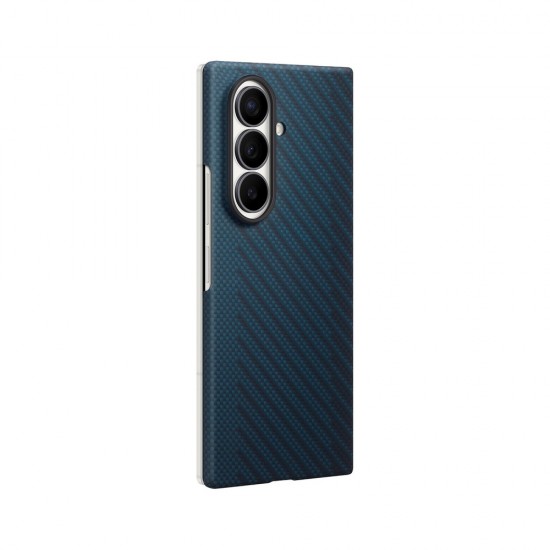 Samsung Carbon Magnet Case for Samsung Galaxy Z Fold 8 Ultra compatible with MagSafe + 2 anti-reflective films - navy blue