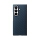 Samsung Carbon Magnet Case for Samsung Galaxy Z Fold 8 Ultra compatible with MagSafe + 2 anti-reflective films - navy blue