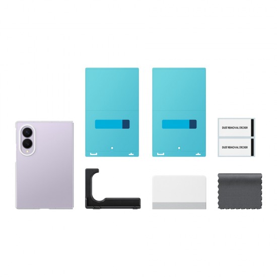 Samsung Clear Case for Samsung Galaxy Z Fold 8 0.8 mm + 2 pcs. of anti-reflective film - transparent