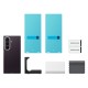 Samsung Clear Case for Samsung Galaxy Z Fold 8 Ultra 0.8 mm + 2 pcs. of anti-reflective film - transparent