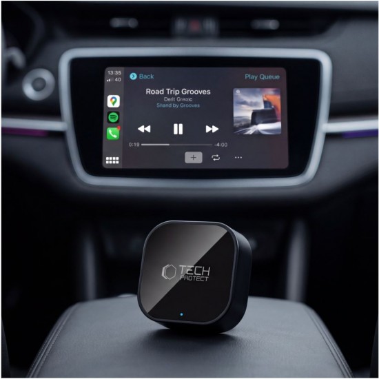 Adapter Tech-Protect Ultraboost CA01 USB Bluetooth 5.4 Apple CarPlay / Android Auto - czarny