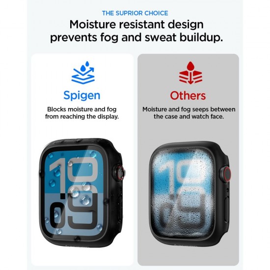 Etui Spigen Thin Fit 360 na Apple Watch 44 mm - czarne