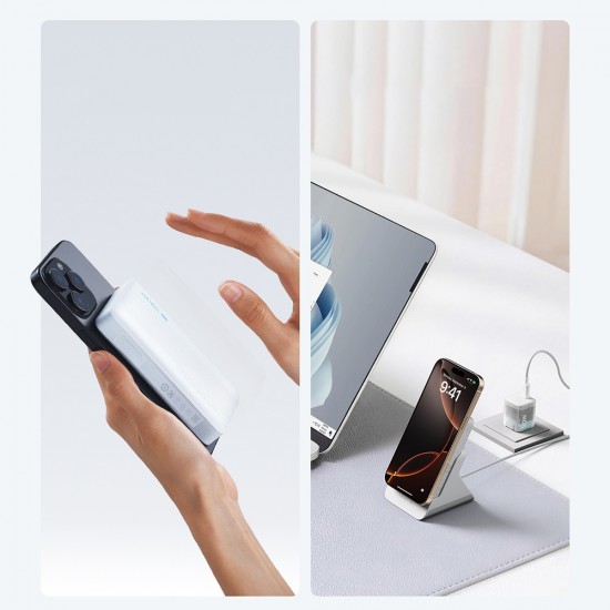 Cuktech WPB100N 20W 10000mAh Magnetic Power Bank with Stand - White