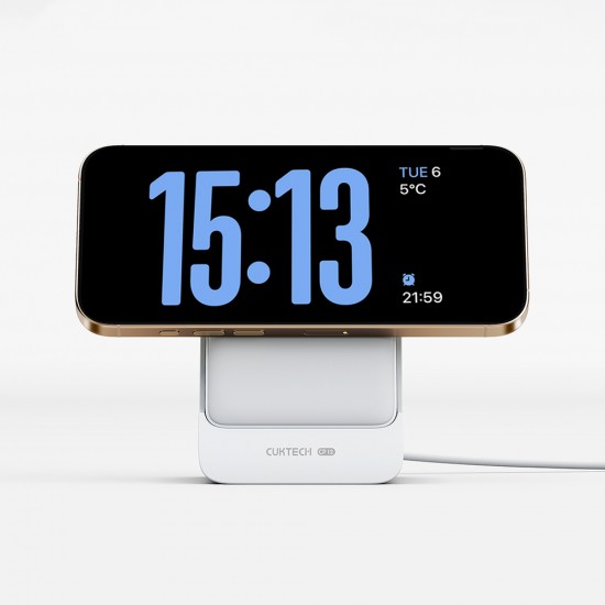 Cuktech WPB100N 20W 10000mAh Magnetic Power Bank with Stand - White