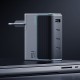 Cuktech AD1404UEU 140W GaN 3x USB-C + USB-A Wall Charger with USB-C Cable - Gray