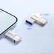 Orico U301 32GB USB-A USB-C USB 3.2 Gen 1 Pendrive - Silver