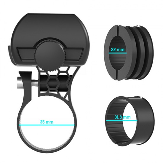 3mk BikeGrip Bike Phone Holder - Black