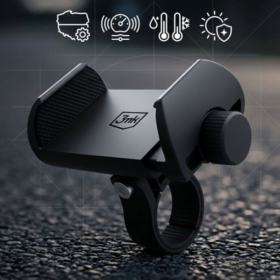 3mk BikeGrip Bike Phone Holder - Black