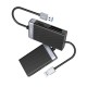 Orico CL4D-A3 USB-A 3.0 SD microSD CF MS 5 Gb/s Memory Card Reader - Black and Silver