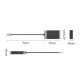 Orico CL4D-A3 USB-A 3.0 SD microSD CF MS 5 Gb/s Memory Card Reader - Black and Silver