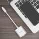 Orico PTAV USB-C - VGA adapter and 3.5 mm Full HD mini jack 0.15 m - silver