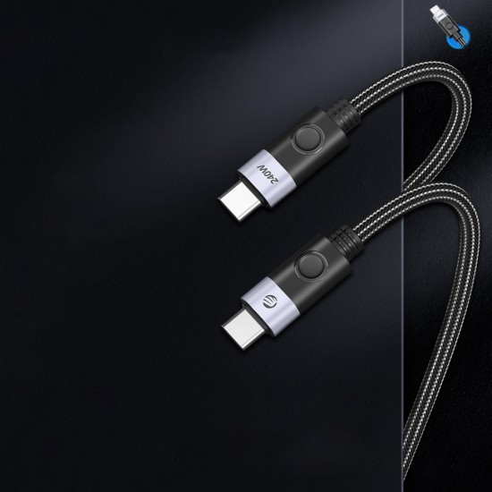 Orico CC240 USB-C to USB-C PD Cable 240W 480Mbps 1.5m - Black