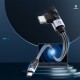 C2C PD100W Laptop Fast Charging Cable (Right Angle) black 0.5m