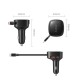 Orico FC-66-1A2C 66W Car Charger with Built-in Retractable USB-C Cable - Black