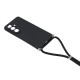 Samsung Galaxy S26 Case with Fiber Lining and Crossbody Strap - Black
