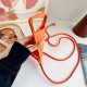 iPhone 17 Pro / 18 Pro Silicone Case with Card Pocket and Crossbody Strap - Orange