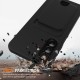 Samsung Galaxy A37 5G TPU Case with Card Holder and Crossbody Lanyard - Black
